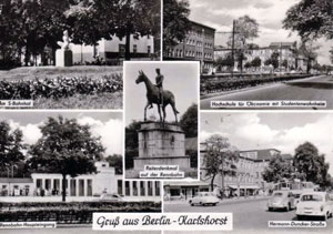 Почтовая открытка Берлин-Карлсхорст.