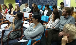 Качественные и количественные подходы и методы в исследованиях. Европейские перспективы. Подготовка публикаций для западных изданий. Референт – д.н. К.Бук | Фото предоставлено Ольгой Штейн