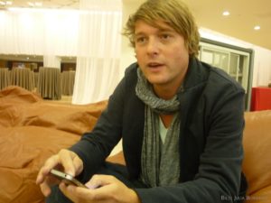 „Wir kannten das Festival nicht“ - Producer Axel Reinemer beim Interview.