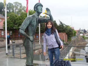 In Lauenburg an der Elbe.