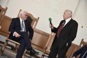 Wladimir Baumeister (Chirurg) und Bundespräsidenten Frank-Walter Steinmeier