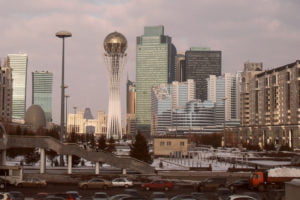 1998 wurde die Hauptstadt von Almaty nach Astana in den Norden des Landes verlegt.