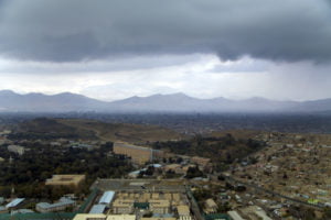 Blick auf die afghnaische Hauptstadt Kabul.