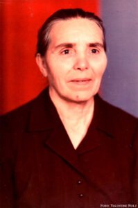 Mathilde Fischer, geborene Widmaier. Geb. am 23.01.1921 in Olgafeld, Altai. Gest. am 8.02.1989 in Orlowo, Altai.