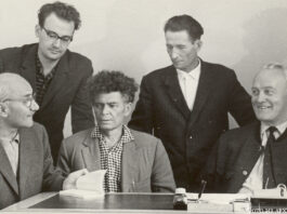 Это было самое лучшее время… Внизу: Симон Элленберг, Карл Вельц, Рудольф Жакмьен; вверху: Евгений Гильдебранд, Вольдемар Гердт