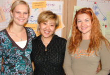 «Это учёба и игра» Мультипликаторы "BIZ-Казахстан" (слева направо) Наталья Ганцгорн, Елена Ли и Наталья Козлова