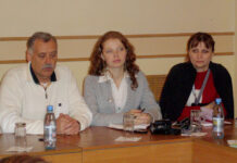 Круглый стол Председатель КГАП А. Дедерер, эксперт по вопросам молодёжи Т. Маковей, председатель СНМК Н. Бурлуцкая