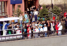 Эстафета Олимпийского огня Эстафета передачи Олимпийского огня в Алматы.