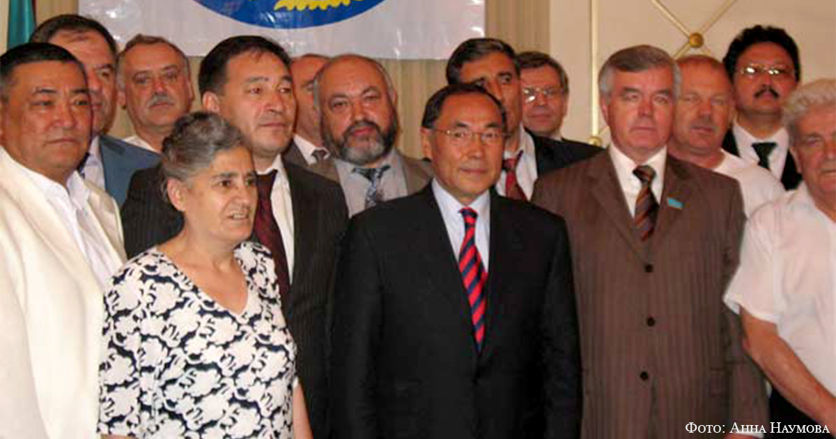 Участники Заседания Совета Ассамблеи народа Казахстана.