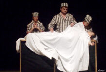 Ночь немецких страстей по-русски Cцена из спектакля «Леди Мильфорд из Алматы».