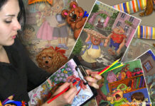 «Словно волшебнику радужной сказки, Бог дал художнику кисти и краски…» Художница Любовь Ерёмина в окружении любимых героев.