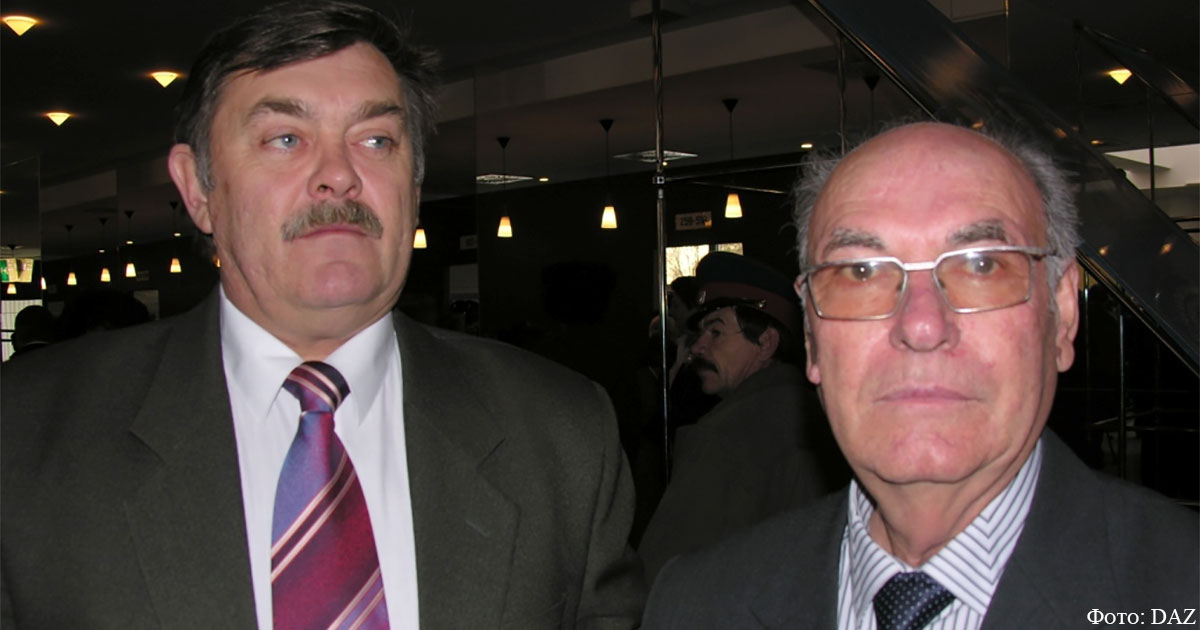 Владимир Молодцов, председатель Талдыкорганского общества немцев (слева) и Анатолий Визе, председатель Семипалатинского областного общества немцев.