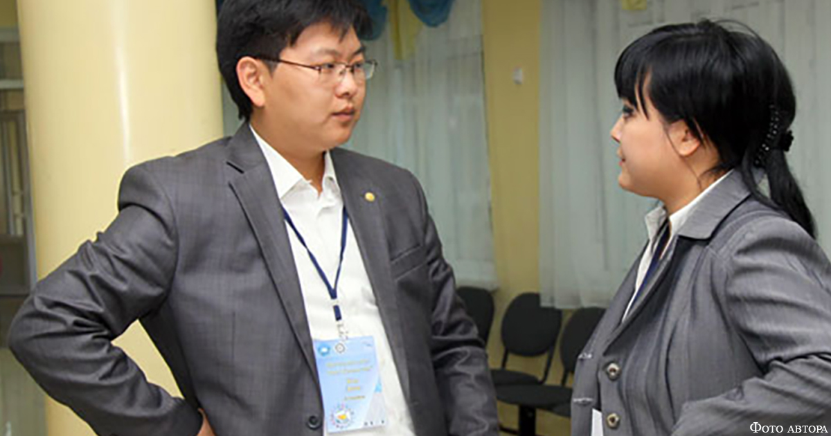 Председатель молодежного движения корейцев Казахстана Денис Ким.