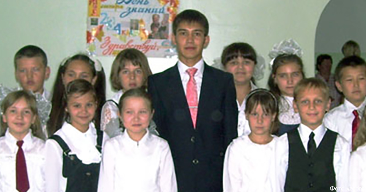 Семен Кузнецов со своими учениками