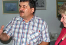 Слово о ликвидаторах Виктор Деймунд и Эльвира Ковзель, председатель Северо-Казахстанского областного немецкого культурного центра «Видергебурт»