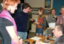 Вечер художественного перевода Куприянов в кругу почитателей.