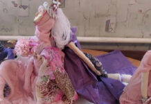 Путешествие с иголкой в руках Никакой бумаги, работает только воображение.