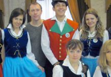 Отчетно-выборное собрание в Карагандинском Немецком центре Активисты молодежного движения.