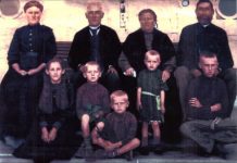 Именами достойнейших славится земля Генрих Иванович Рибергер с супругой, родителями супруги и детьми.