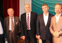 Работать в интересах немецкого этноса Слева направо: Владимир Ауман, Анатолий Визе, Александр Дедерер, Сергей Блок, Виктор Гофман, Александр Думлер.