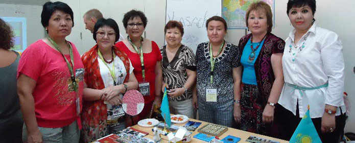 У казахстанского стенда