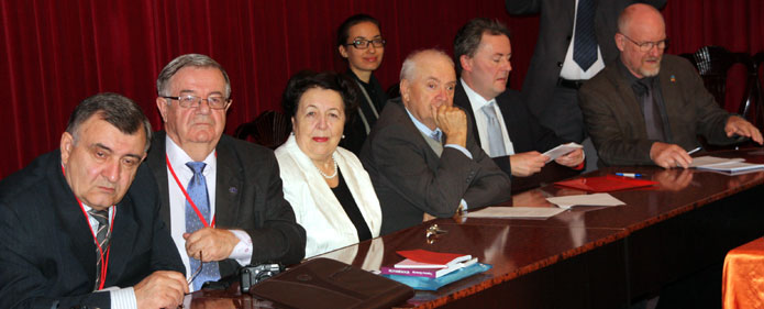 Участники IX конференции Научного объединения немцев Казахстана.