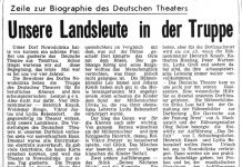 Unsere Landsleute in der Truppe «Unsere Landsleute in der Truppe» и заметка о Фридрихе Вайднере