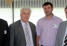 Немцы Кыргызстана — неотъемлемая составляющая народа Кыргызстана А.Дедерер, В.Ауман, Б.Томпошев, В.Диль на IX Конгрессе немцев Кыргызстана.