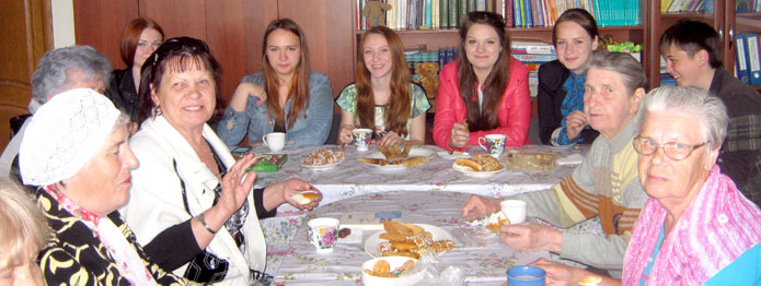 Совместное чаепитие.