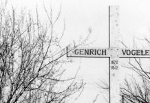 Последний приют Генриха Фогелера Символический крест в память Г.Э.Фогелера