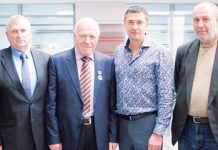 Слово о Рейтенбахе Виктору Фридриховичу – 80 лет! На фото (слева направо): В.Г.Деймунд, Э.Э.Аппельт, В.Ф.Рейтенбах, В.А.Руф, В.В.Шек.