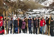 Зимний лагерь «Горные маршруты» В ущелье