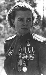 Гвардии лейтенант Наталья Меклин