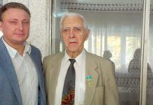 Достойное место в науке Казахстана Дмитрий Мозер и Эрнст Боос. | Фото предоставлено Дмитрием Мозером