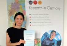 Вручение стипендий DAAD Мольдир Ауельханкызы