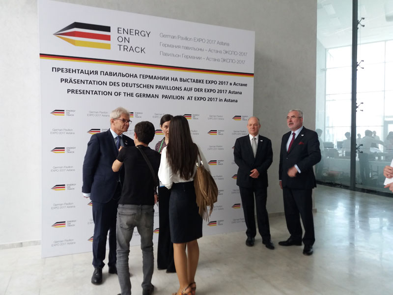 Презентация павильона Германии на выставке EXPO-2017