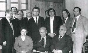В редакции немецкой газеты (крайний справа – Иван Сартисон). Алма-Ата, 1988.