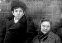 Роберт Ридель: Фотографии с историей Роберт Ридель, воспитанник Кленовского детского дома, и Мария Ивановна Катаева. Урал, 1947.