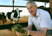 Третий председатель Иван Вечтейн Иван Вечтейн на ферме.