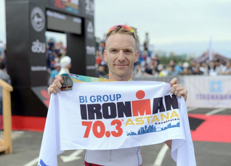 В Астане прошло одно из самых престижных соревнований по триатлону Ironman