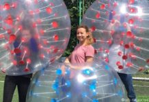 Дружественный матч по бамперболу