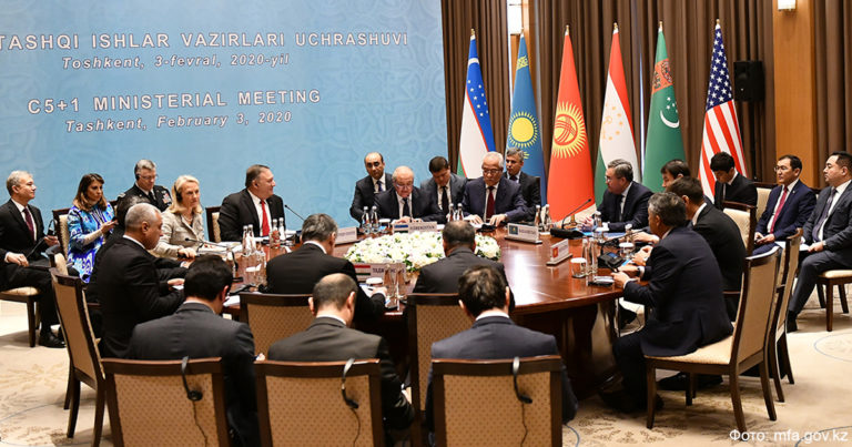 Казахстан принял участие в Министерской встрече «C5+1»