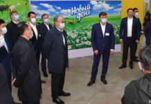 Глава государства посетил ТОО «Милх»