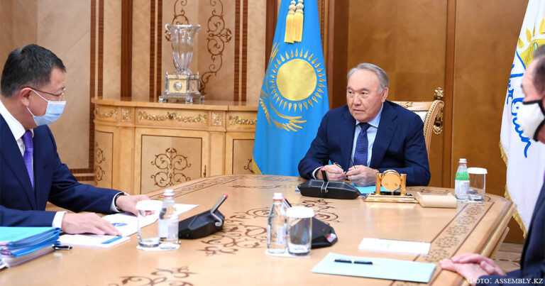 Председатель АНК Нурсултан Назарбаев принял Жансеита Туймебаева