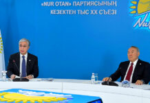 Внеочередной ХХ Съезд партии «Nur Otan»