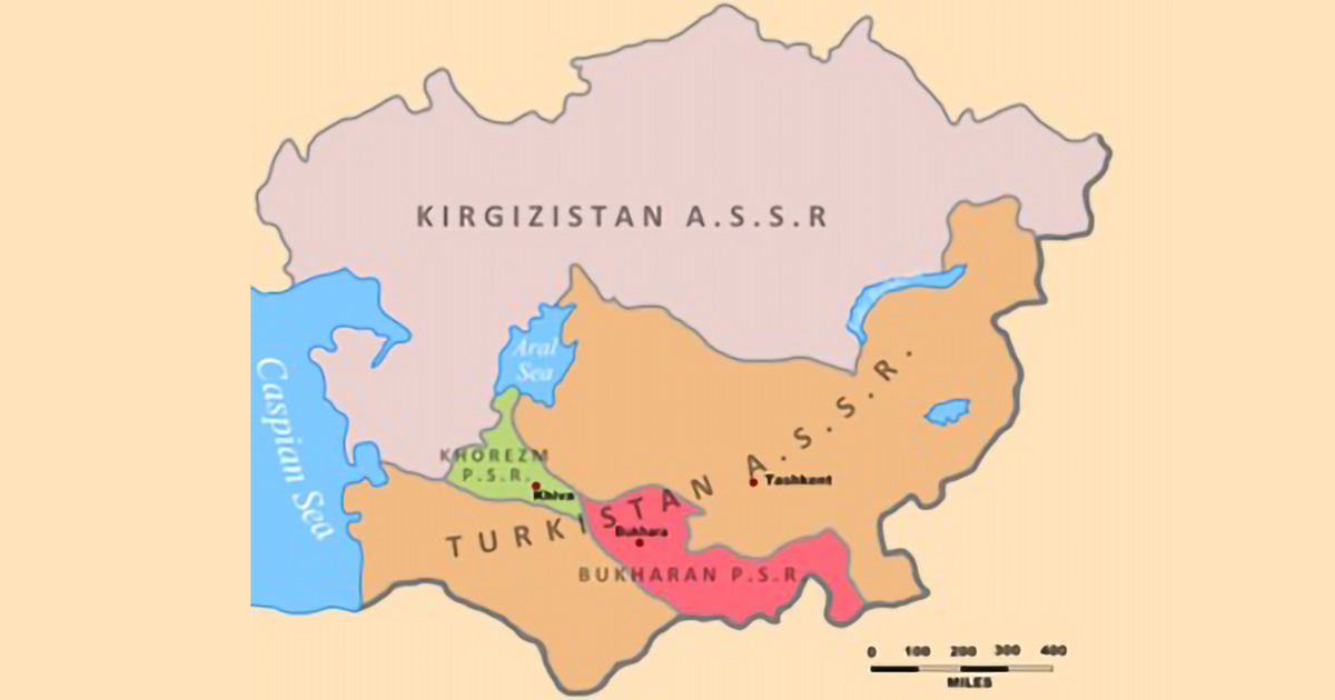 Административно-территориальные границы в 1920-1924 гг.