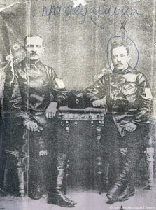 Йохан-Иван Герц - справа, зять Генриха Абрамовича Герцена с сослуживцем из Российского общества Красного Креста