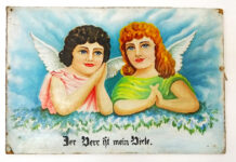 Шпрухи немцев Казахстана: Ангелы на крышке посылки и цветы на стекле