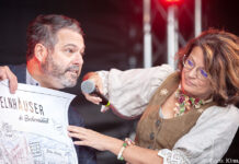 Новоселье в Гельнхаузене Мэр Гельнхаузена Даниел Кристиан Глёкнер и Ольга Мартенс