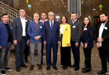 Президент встретился с молодежью Лисаковска